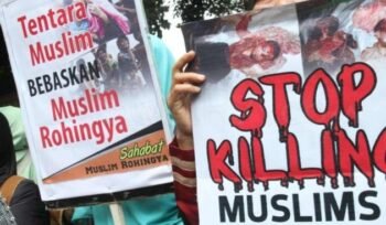 Masa Protes Masalah Rohingya