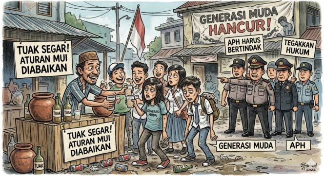 
					MUI Kresek Minta Aparat Tindak Tegas Penjual Tuak di Perbatasan Kresek