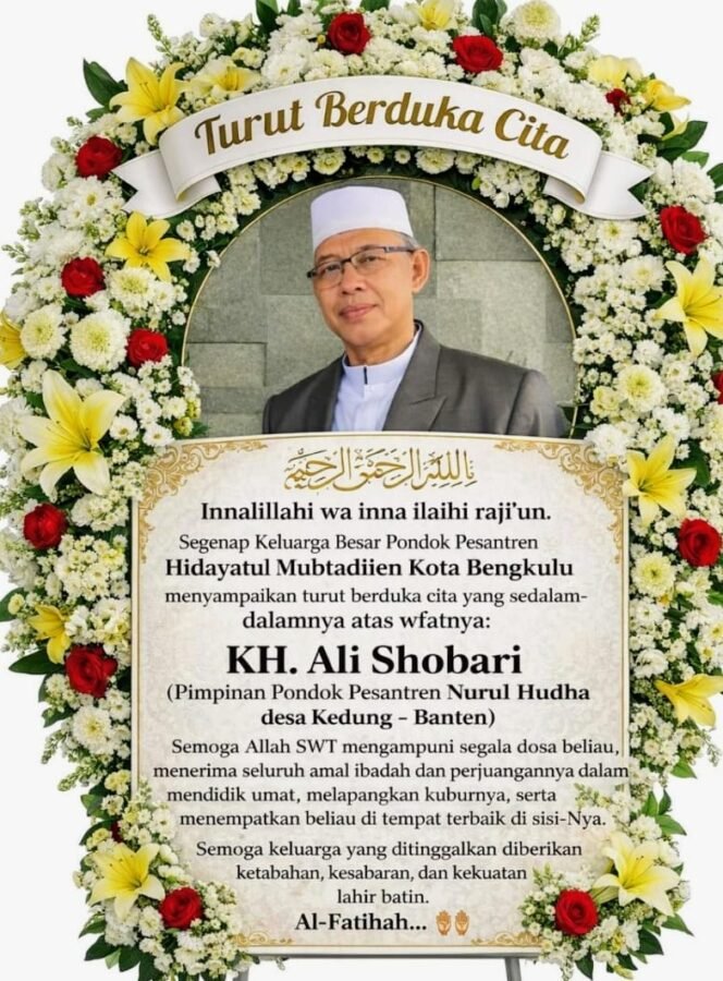 
					K. H. Ali Sobari, Pengasuh Pondok Pesantren Nurul Huda, Wafat di RSUD Balaraja