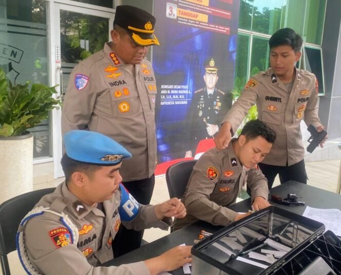 
					Polresta Tangerang Periksa Senpi Seluruh Anggota, Pastikan Digunakan Sesuai Prosedur