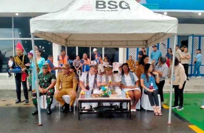 
					Dandim 1310/Bitung Bersama Forkopimda Sambut Kedatangan Kapal Pesiar Queen Mary 2, Upaya Pemda Dorong Sektor Pariwisata ke Kancah Dunia