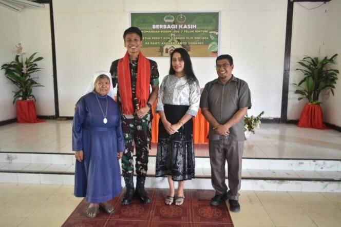 
					Berbagi Kasih Dandim 1896/Teluk Bintuni di Panti Asuhan Santo Yohanes
