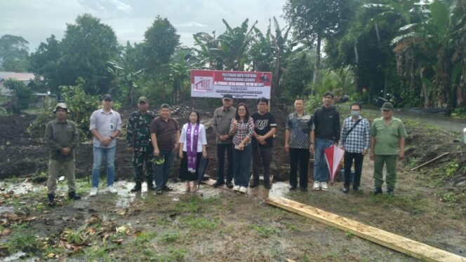 
					Perkuat Ekonomi Kerakyatan, Dandim 1310/Bitung Dukung Pembangunan Gedung KDKMP Desa Paslaten