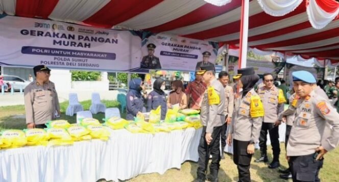 
					Polresta Deli Serdang Laksanakan Gerakan Pangan Murah (GPM) dan Gelar Bazar Pasar Murah.