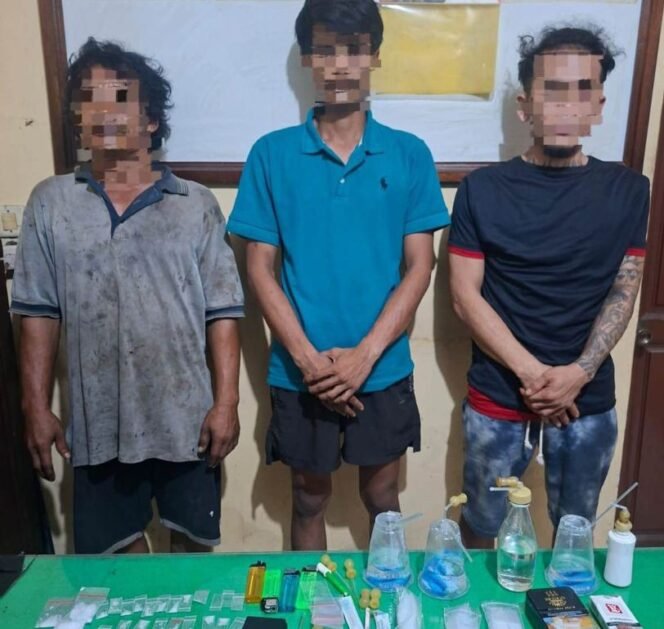 
					Polsek Tanjung Morawa Tangkap 3 Pengedar Sabu, 15 Gram Barang Terlarang Disita