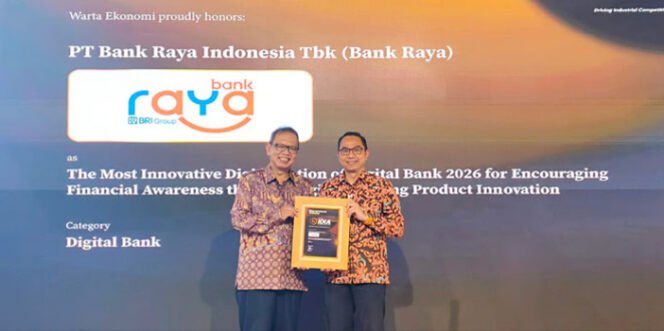 
					Konsisten Dorong Inovasi Digital Perbankan, Bank Raya Raih Indonesia Digital Innovation Awards (IDIA) 2026