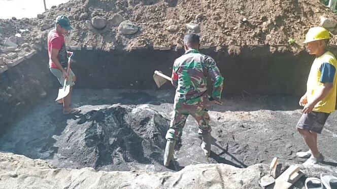 
					Babinsa Turun Tangan, Progres Jembatan Perintis Garuda di Rap-Rap Dikebut