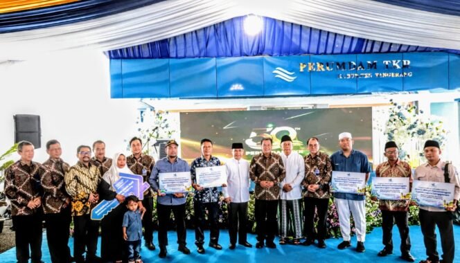 
					Perkuat Sinergi dan Inovasi, Bupati Tangerang Hadiri HUT ke-50 Perumdam TKR