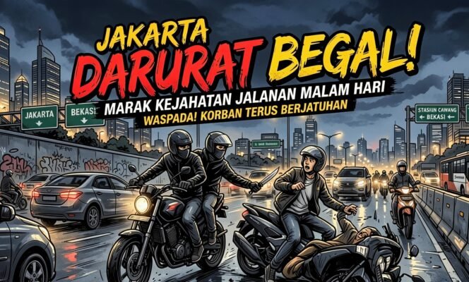 
					Jakarta Darurat Begal?, Gelombang Kejahatan Jalanan Picu Pro-Kontra Tembak di Tempat?
