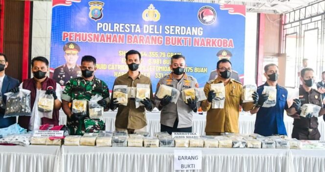 
					Bupati Deli Serdang Apresiasi Pengungkapan 89 Kg Sabu, Tegaskan Sanksi Berat Hingga Pemecatan Bagi ASN Terlibat Narkoba