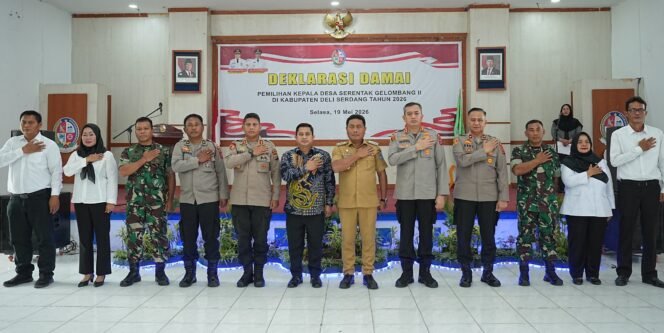 
					Pemkab Deli Serdang Gelar Deklarasi Damai Pilkades, 212 Calon Berkomitmen Junjung Persatuan