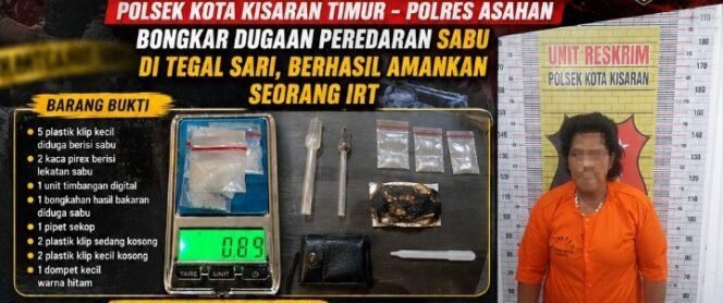 
					Dua Orang Diamankan dalam Operasi Narkoba di Kisaran, Tersangka Coba Hapus Bukti dengan Membakar dan Membuang ke Kloset