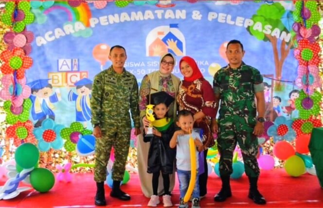 
					Danyonarhanud 16/SBC Hadiri Penamatan Siswa KB Kartika Maleo