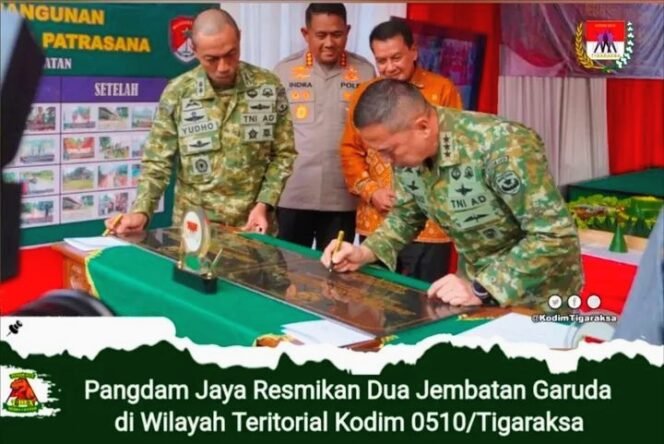 
					Pangdam Jaya Resmikan Dua Jembatan Garuda di Kabupaten Tangerang