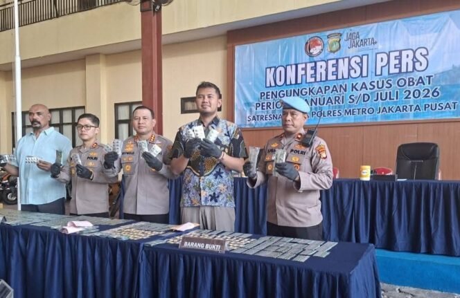 
					Polres Jakarta Pusat Sita 118 Ribu Pil Koplo, 92 Pengedar Ditangkap