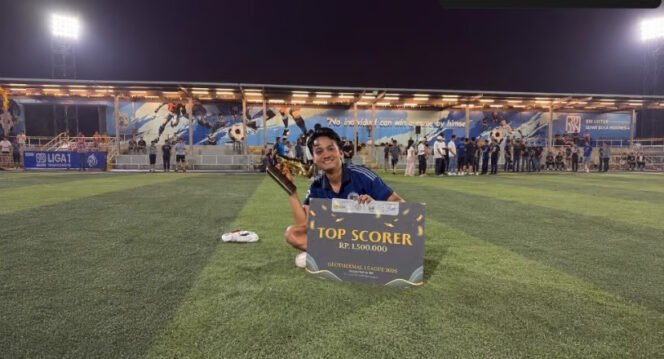 
					Fajir sebagai Top Scorer Geothermal League 2026, Pekerja BRI Lengkapi Dominasi Gemilang Tim Mini Soccer BRI Region 6