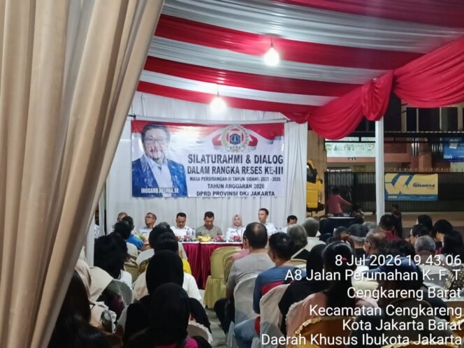 
					Reses DPR Serap Aspirasi Warga Cengkareng Barat, Infrastruktur dan Pelayanan Publik Jadi Sorotan