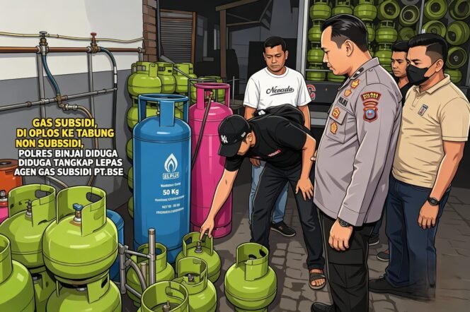 
					Penggerebekan Dugaan Oplosan Gas Subsidi di Binjai Berujung Polemik, Warga Minta Dugaan Tangkap Lepas Diusut