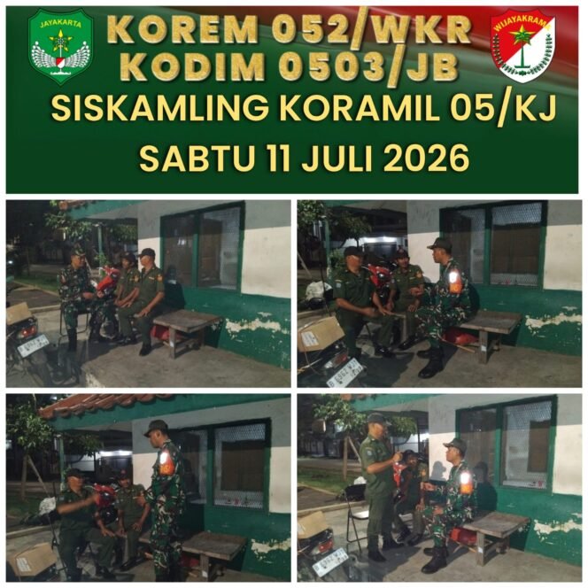 
					Babinsa Kedoya Utara Perkuat Siskamling Demi Keamanan Lingkungan