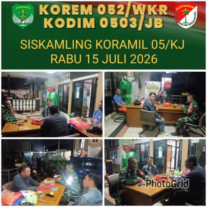 
					Edukasi Siskamling, Babinsa Perkuat Kesiapsiagaan Warga