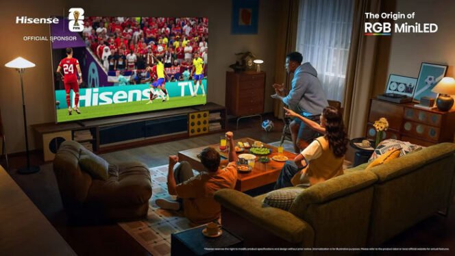 
					Bawa Penggemar Lebih Dekat ke Setiap Momen: Hisense Tingkatkan Pengalaman Menonton FIFA World Cup 2026™ Melalui Inovasi Teknologi Layar TV