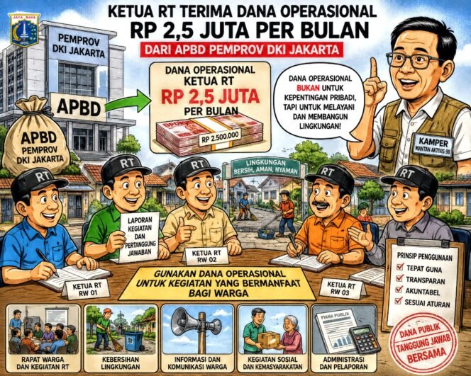 
					Mantan Aktivis 98 Kamper: Dana Operasional RT Rp2,5 Juta Bukan untuk Kepentingan Pribadi