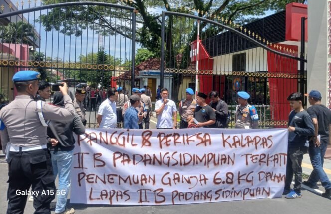 
					Skandal 6,8 Kg Ganja di Lapas Padangsidimpuan: GMPET-SU Desak Pencopotan Kalapas dan Usut Tuntas Pembiaran!