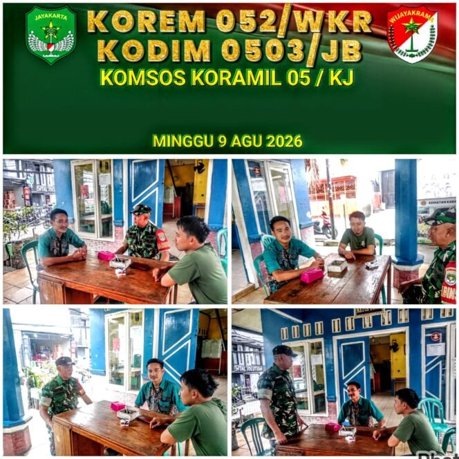 
					Komsos Babinsa Kedoya Utara Perkuat Silaturahmi dan Kepedulian Keamanan Wilayah