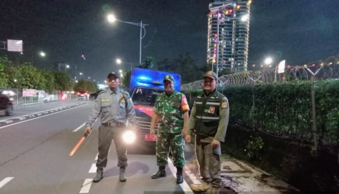 
					Patroli Malam Koramil 05/KJ Sasar Titik Rawan Gangguan Kamtibmas