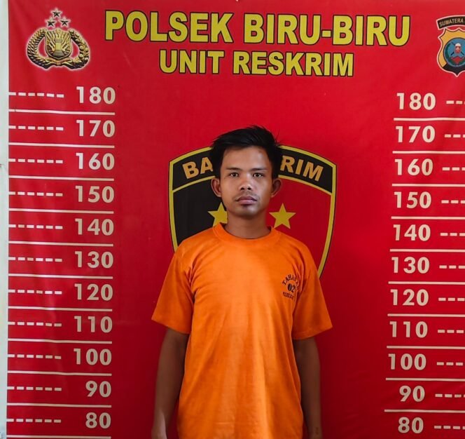 
					Akui Perbuatannya, Pencuri Motor di Biru-Biru Disangkakan Pasal 477 KUHPidana
