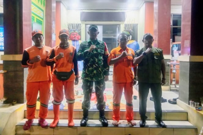 
					Patroli Tengah Malam Koramil 05/KJ Sasar Titik Rawan