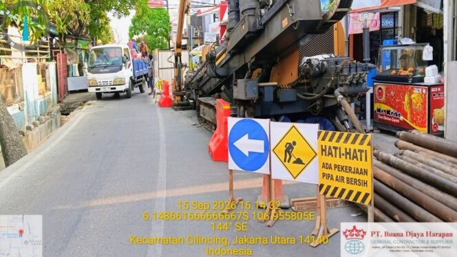 
					PAM Jaya Bangun Jaringan Perpipaan SPAM di Jalan Malaka – Jalan Rorotan, Jakarta Utara