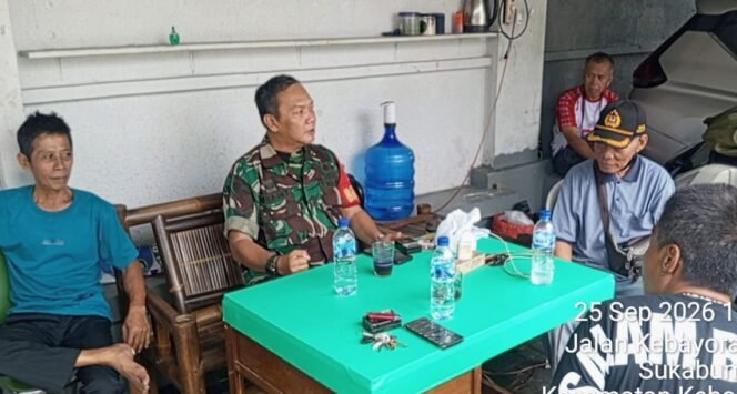 
					Koramil 05/KJ Melalui Babinsa Sukabumi Utara Perkuat Komunikasi Sosial dan Sinergi Keamanan Wilayah