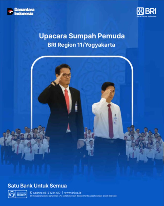 
					BRI Region 11 Yogyakarta Kobarkan Patriotisme dan Kegigihan di Hari Sumpah Pemuda