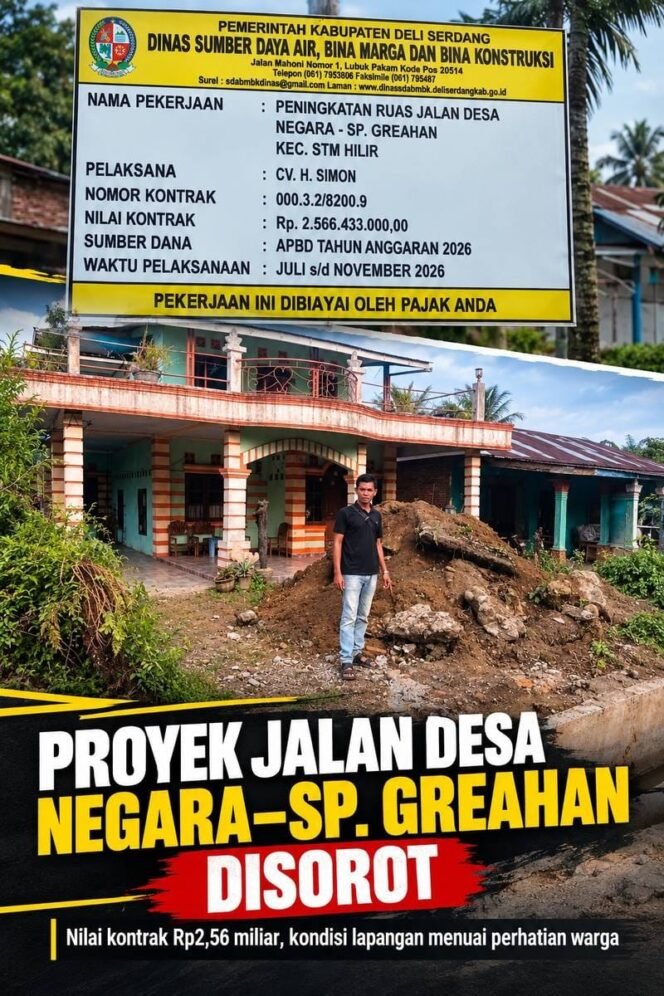 
					Tanah Galian Drainase Menumpuk di Halaman Rumah Warga, Proyek Rp2,56 Miliar Disorot