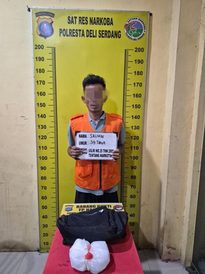 
					Sabu 1 Kilo Gagal Beredar, Satresnarkoba Polresta Deli Serdang Babat Habis Pelaku Narkoba