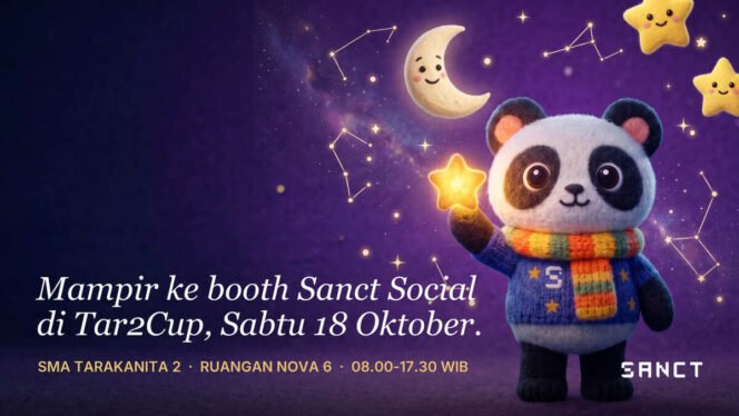 
					Sanct Social Buka Booth di Tar2Cup “Cerita 2026: Luminara” SMA Tarakanita 2